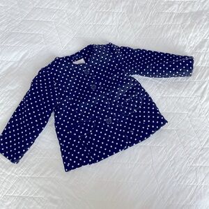 Cat & Jack polka dot dress coat - size 12 months